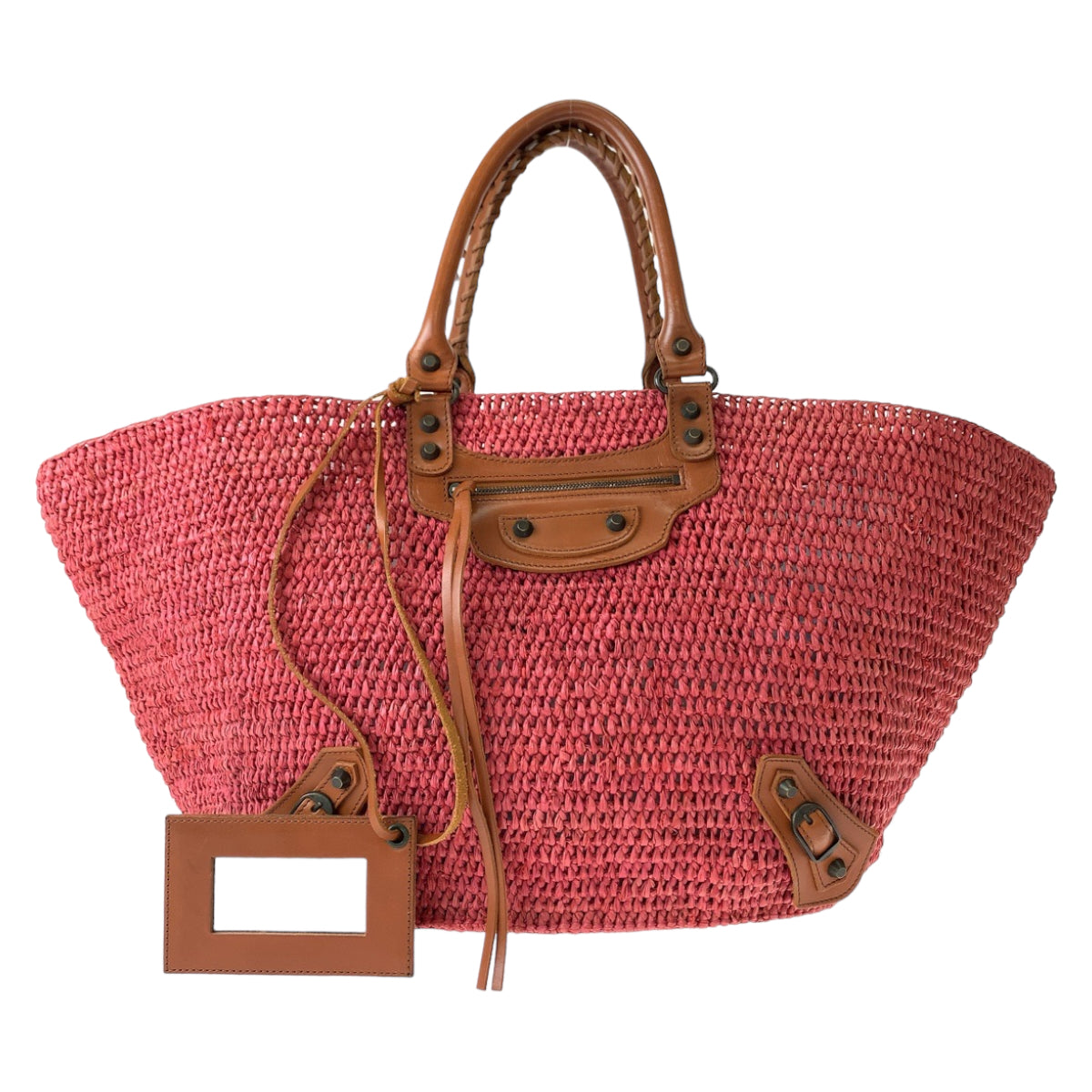 Balenciaga Tote pink bag – front view