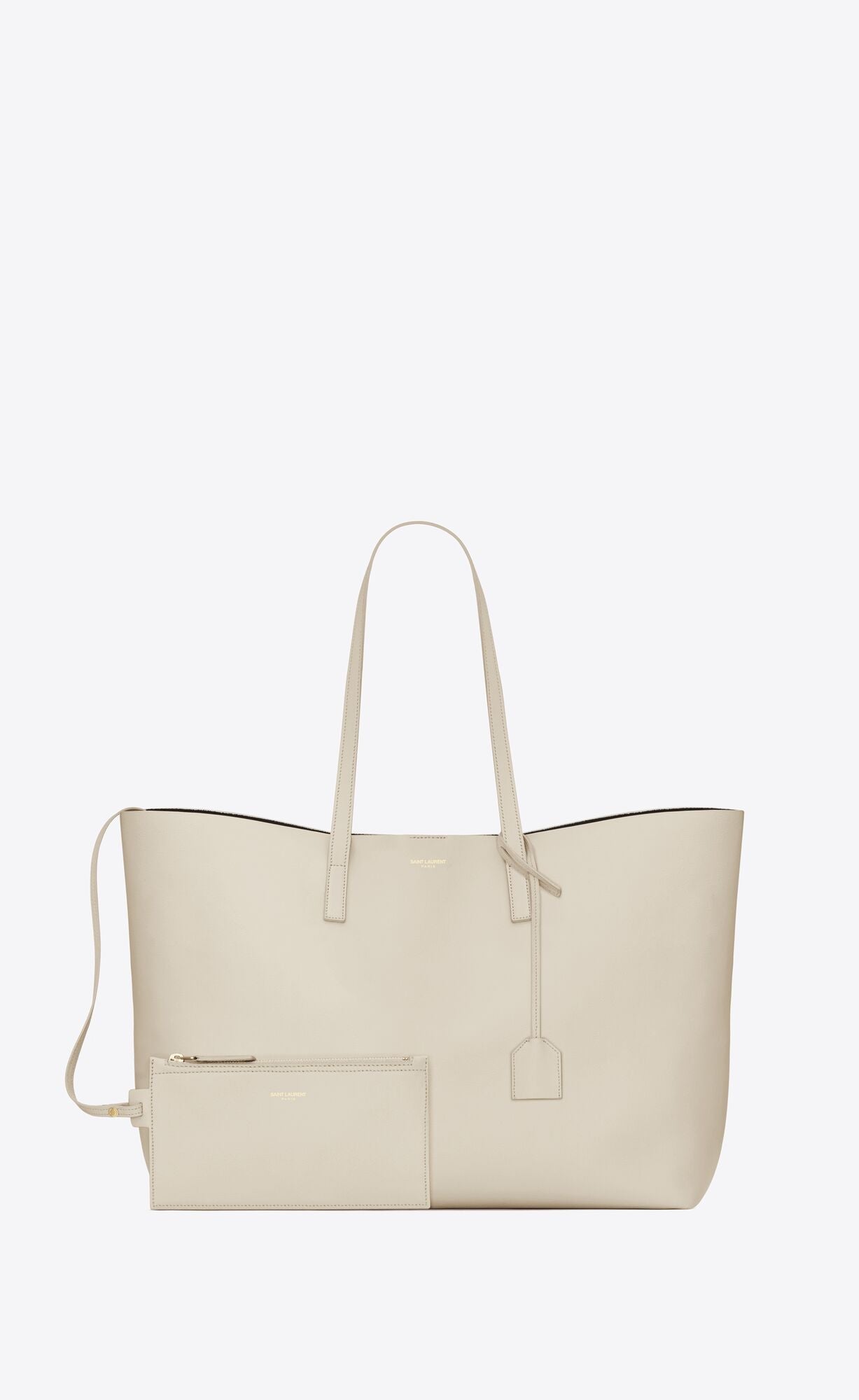 Saint Laurent Calf Leather Tote Shoulder Women's Bag - Product Image 2