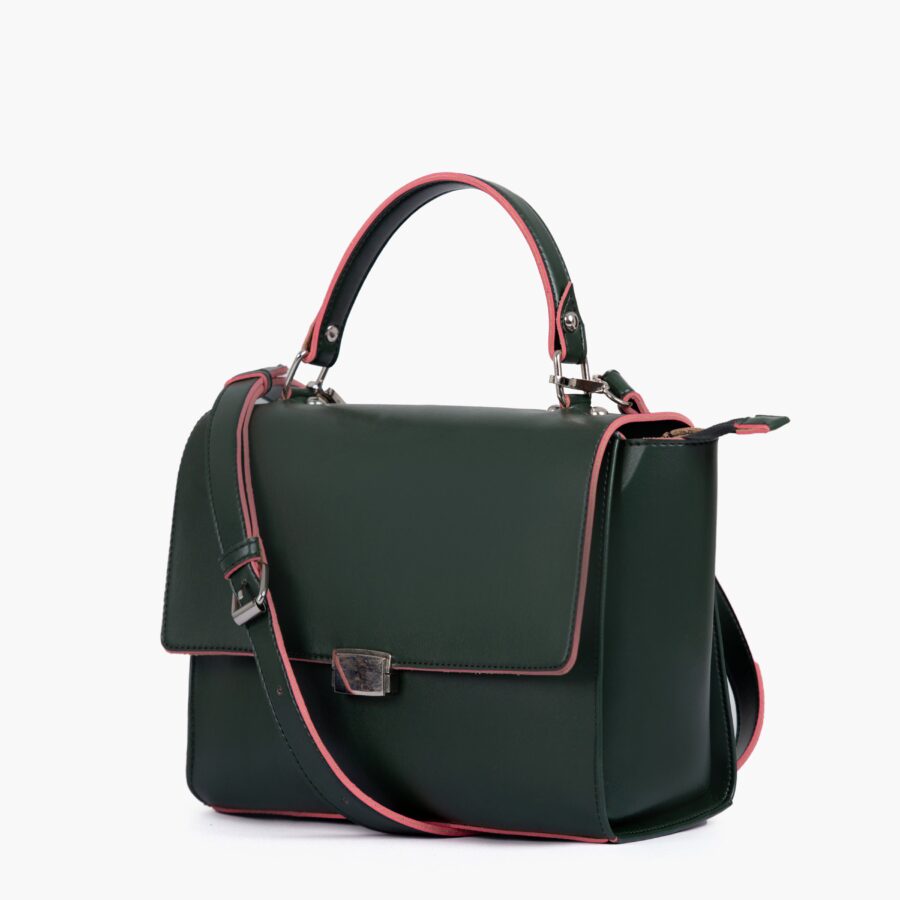Army green mini messenger bag | Studio Nafay