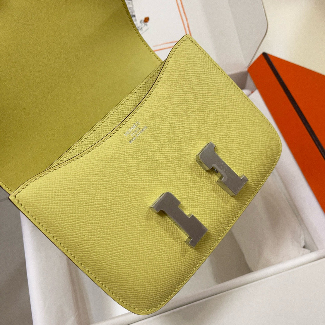 Louis Vuitton Constance silver bag – front view