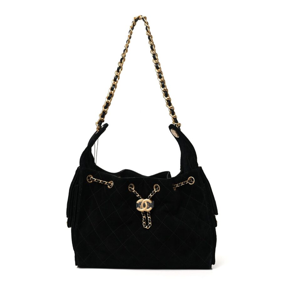 Chanel handbag black – front view