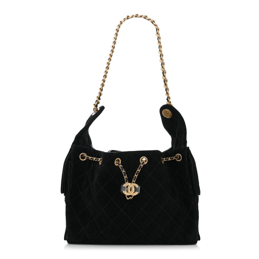 Chanel handbag black – front view